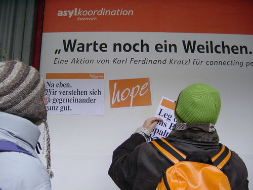Aktion Karl Ferdinand Kratzl für connecting people